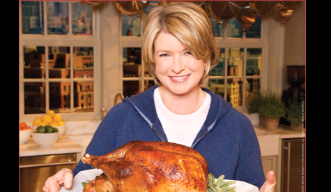 Martha Stewart and turkey