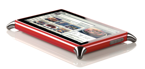 QOOQ tablet in red
